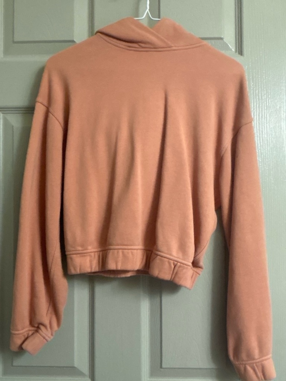 Lululemon Women's Cropped Pullover Hoodie - Dusty Peach - Size 0